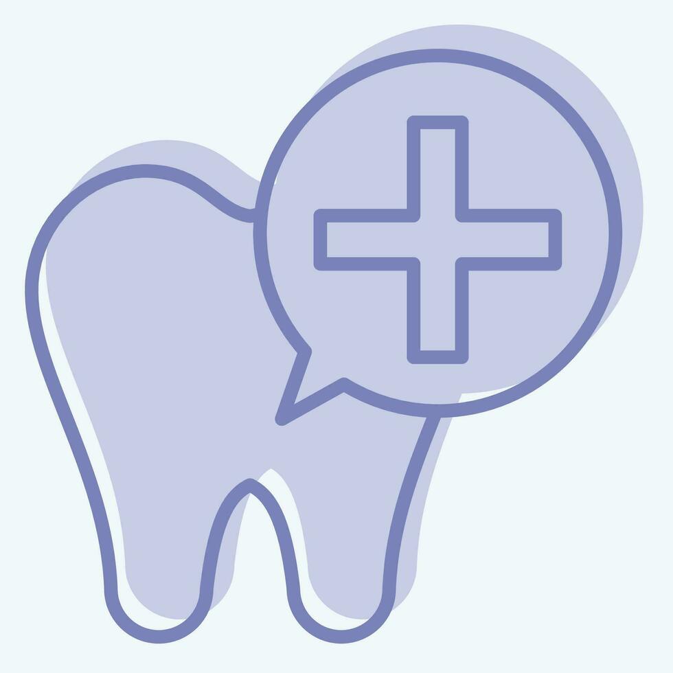 icône dentaire les implants. en relation à dentaire symbole. deux Ton style. Facile conception modifiable. Facile illustration vecteur