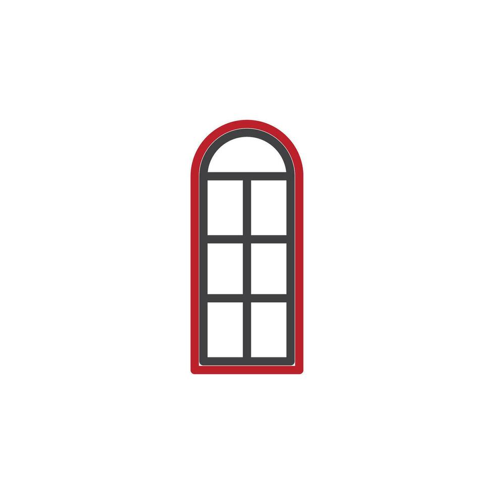 fenêtre icône. signe pour mobile concept et la toile conception. contour vecteur icône. symbole, logo illustration. vecteur graphique.
