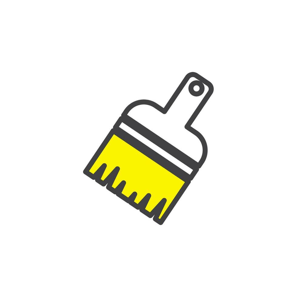 peindre brosse icône. signe pour mobile concept et la toile conception. contour vecteur icône. symbole, logo illustration. vecteur graphique.