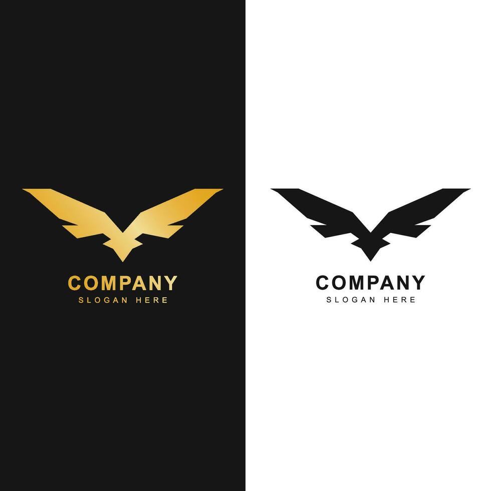 Aigle logo vecteur animal logo conception en volant Aigle logo vecteur illustration