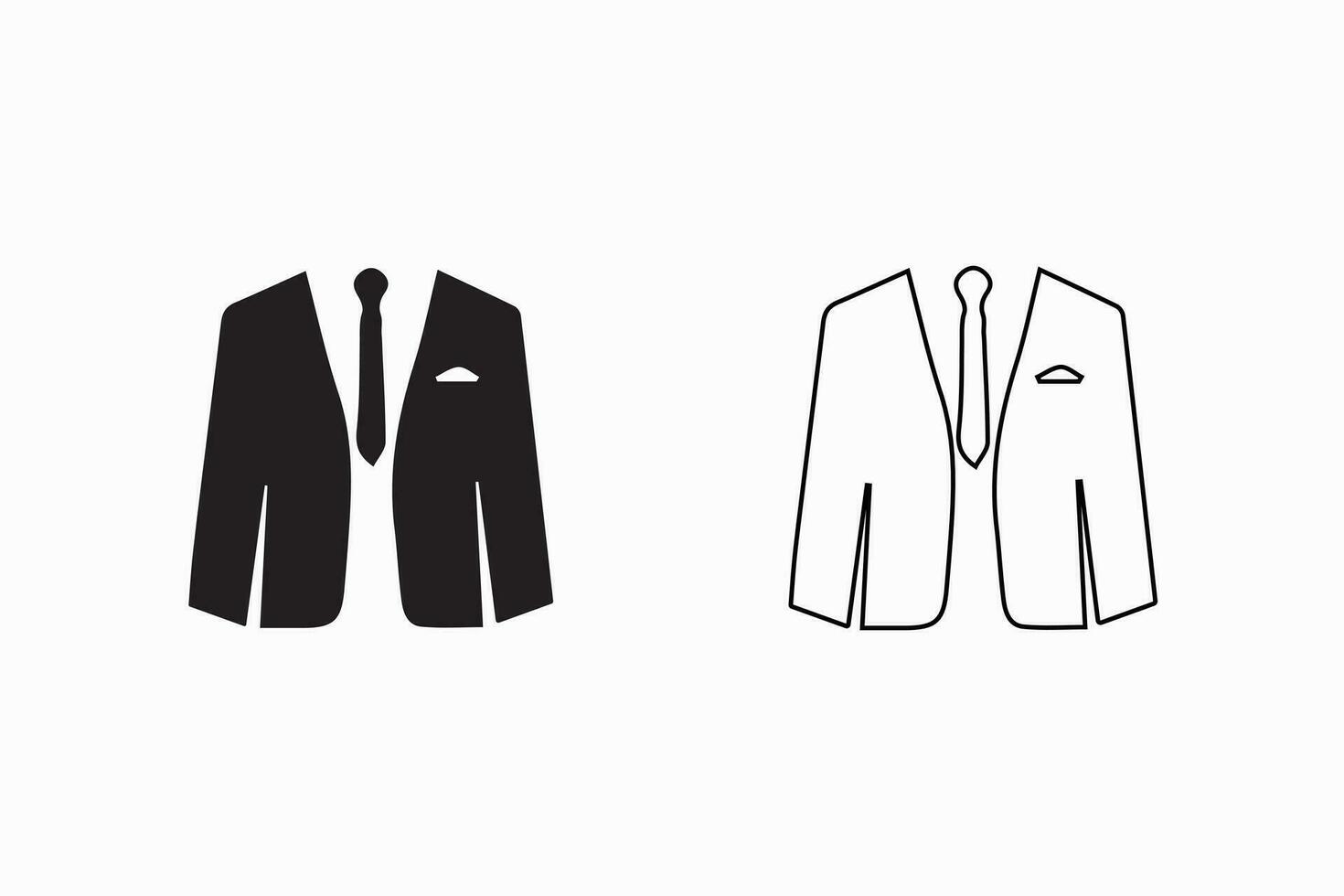 mans blazer veste icône vecteur illustration