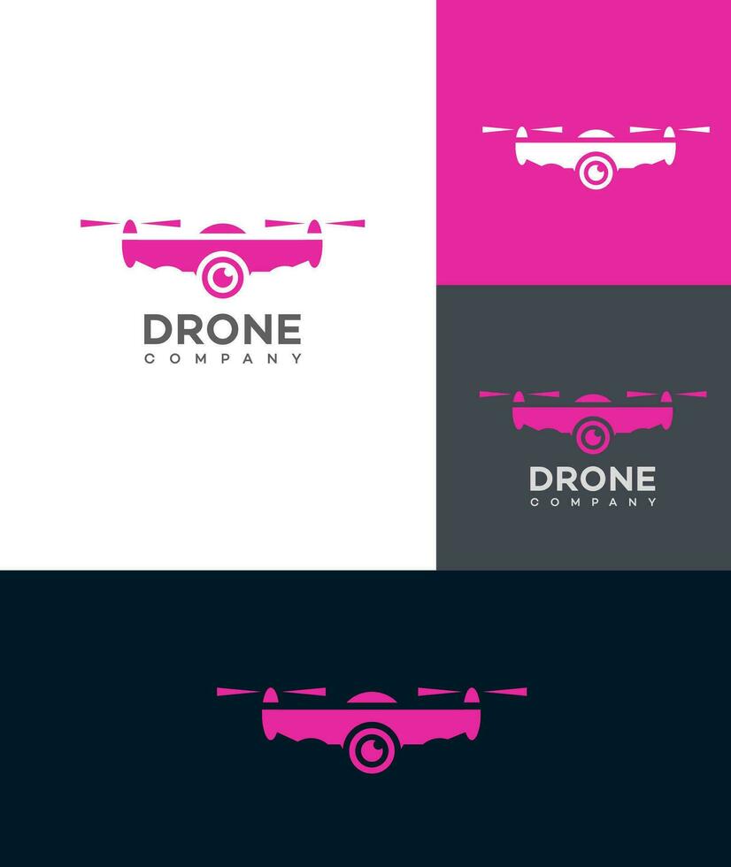 drone entreprise logo vecteur