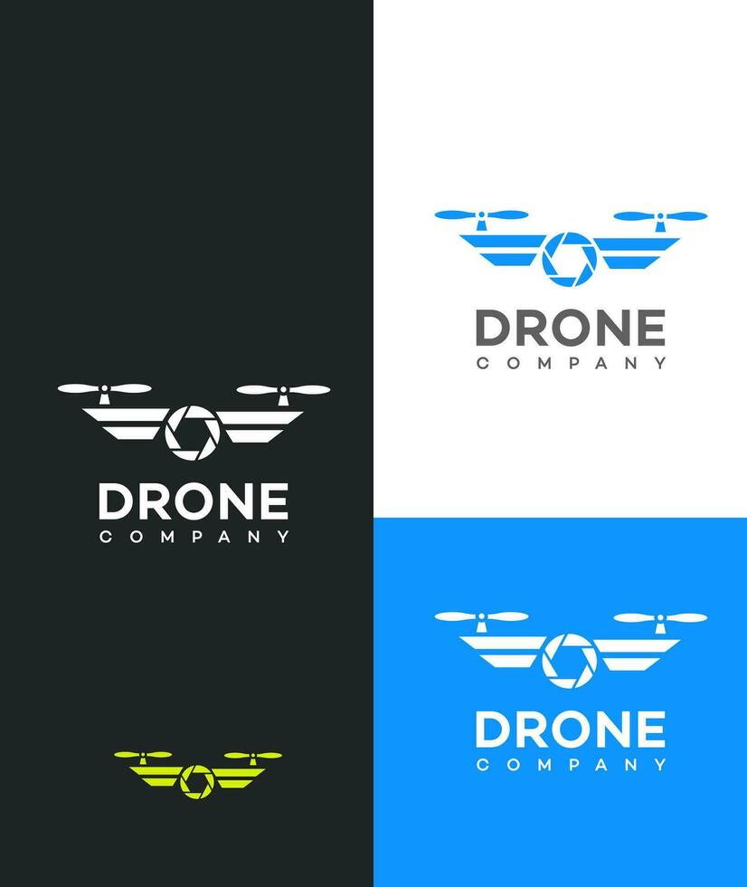 drone entreprise logo vecteur