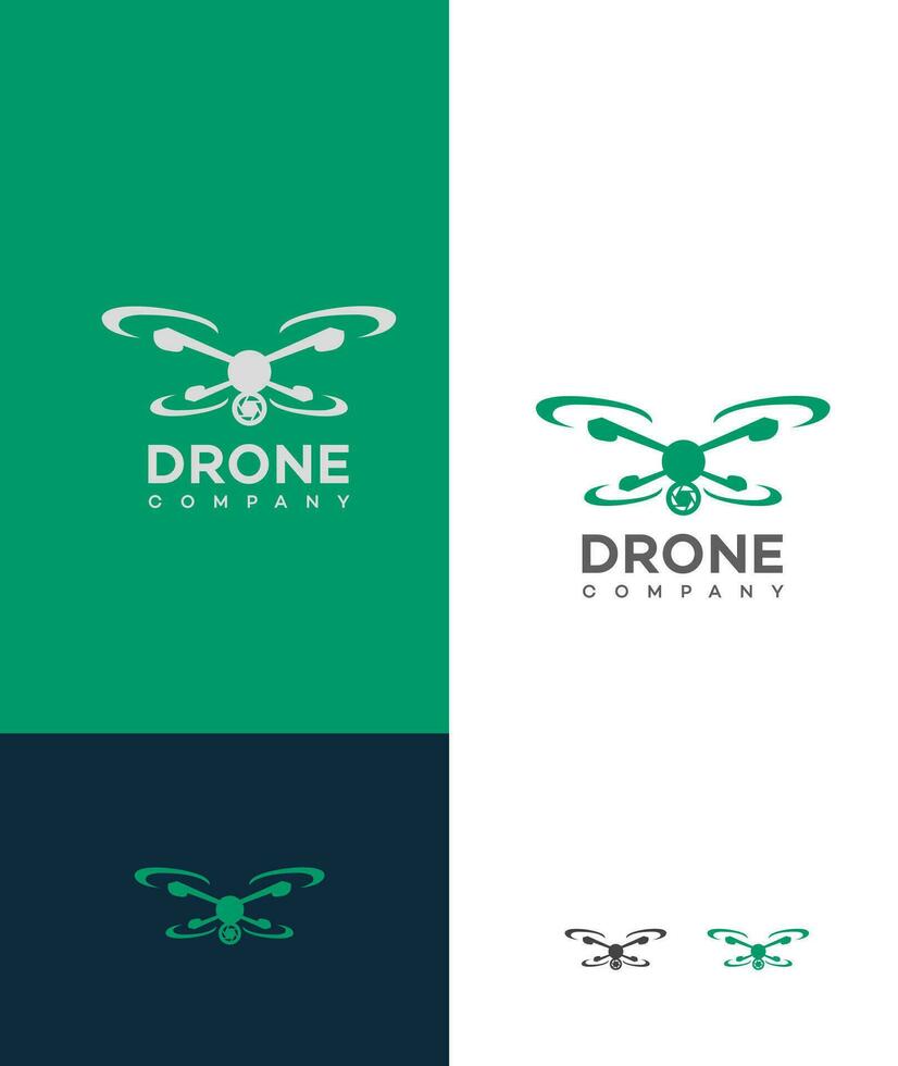 drone entreprise logo vecteur