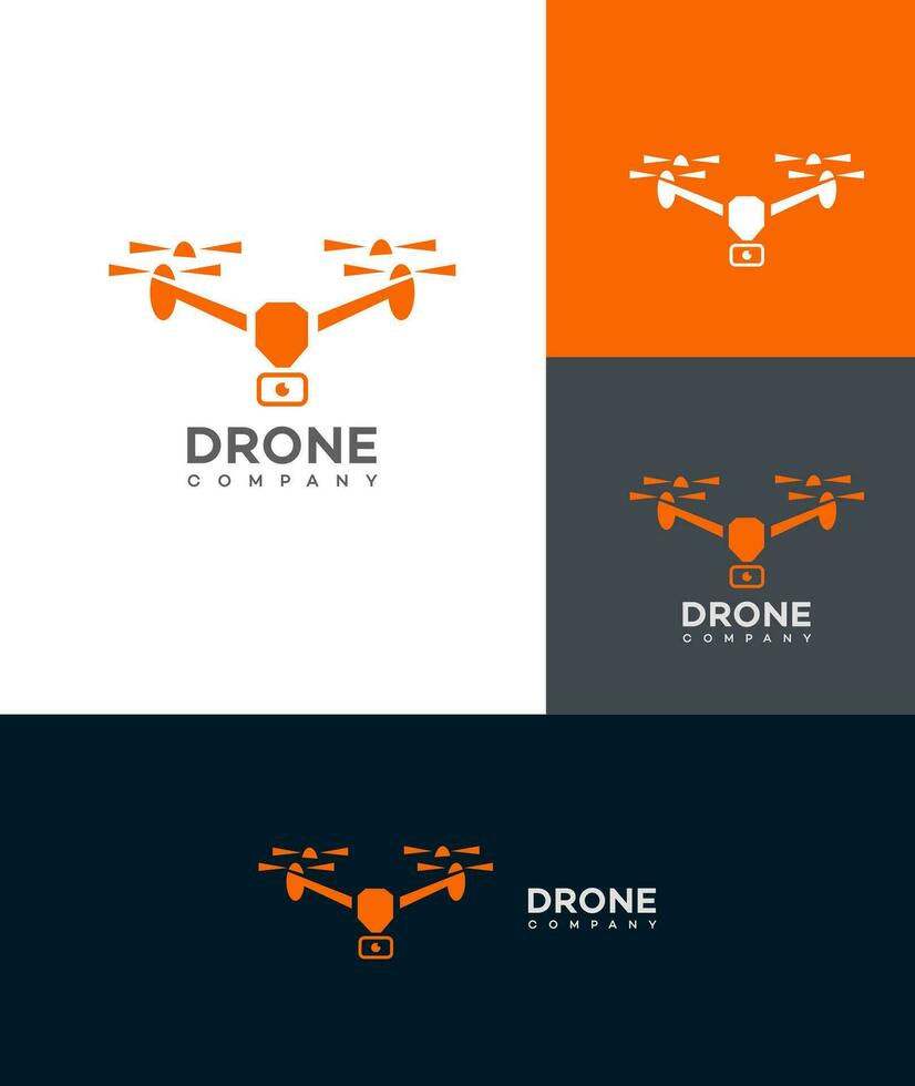 drone entreprise logo vecteur