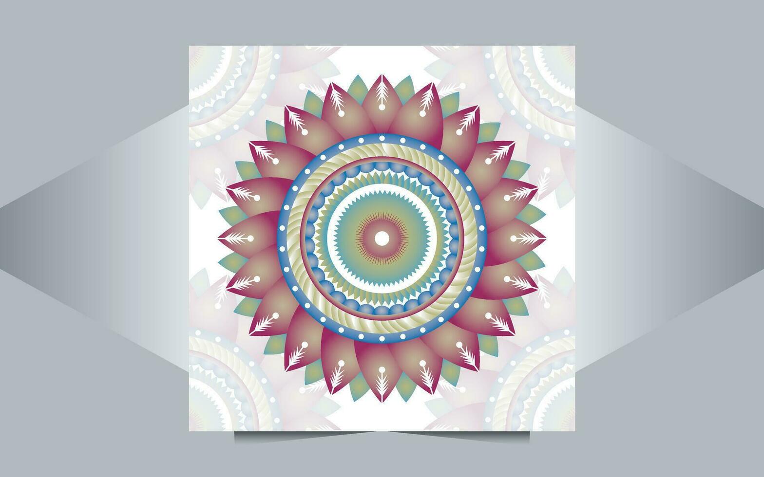 coloré floral vecteur mandala conception