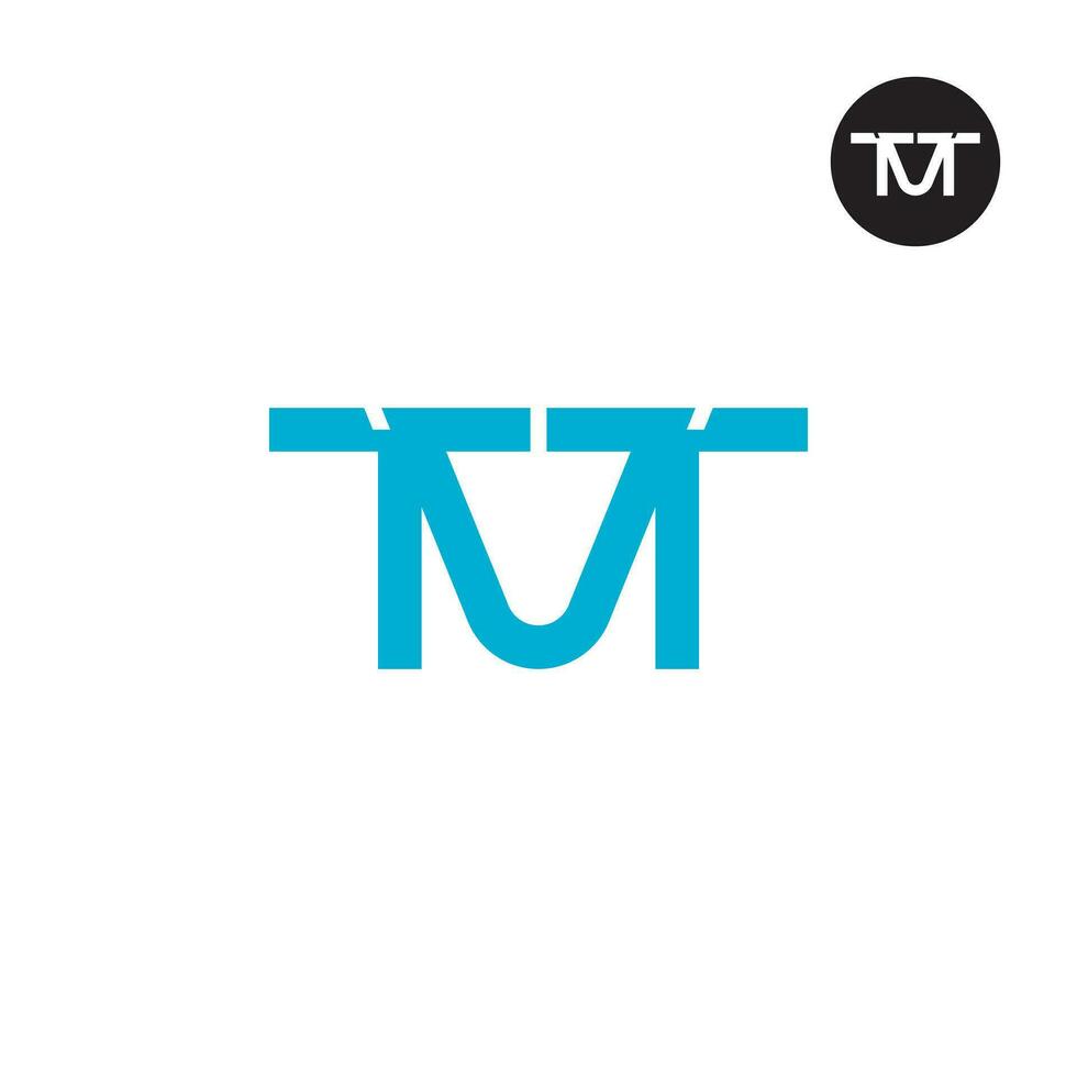 lettre télévisée monogramme logo conception vecteur