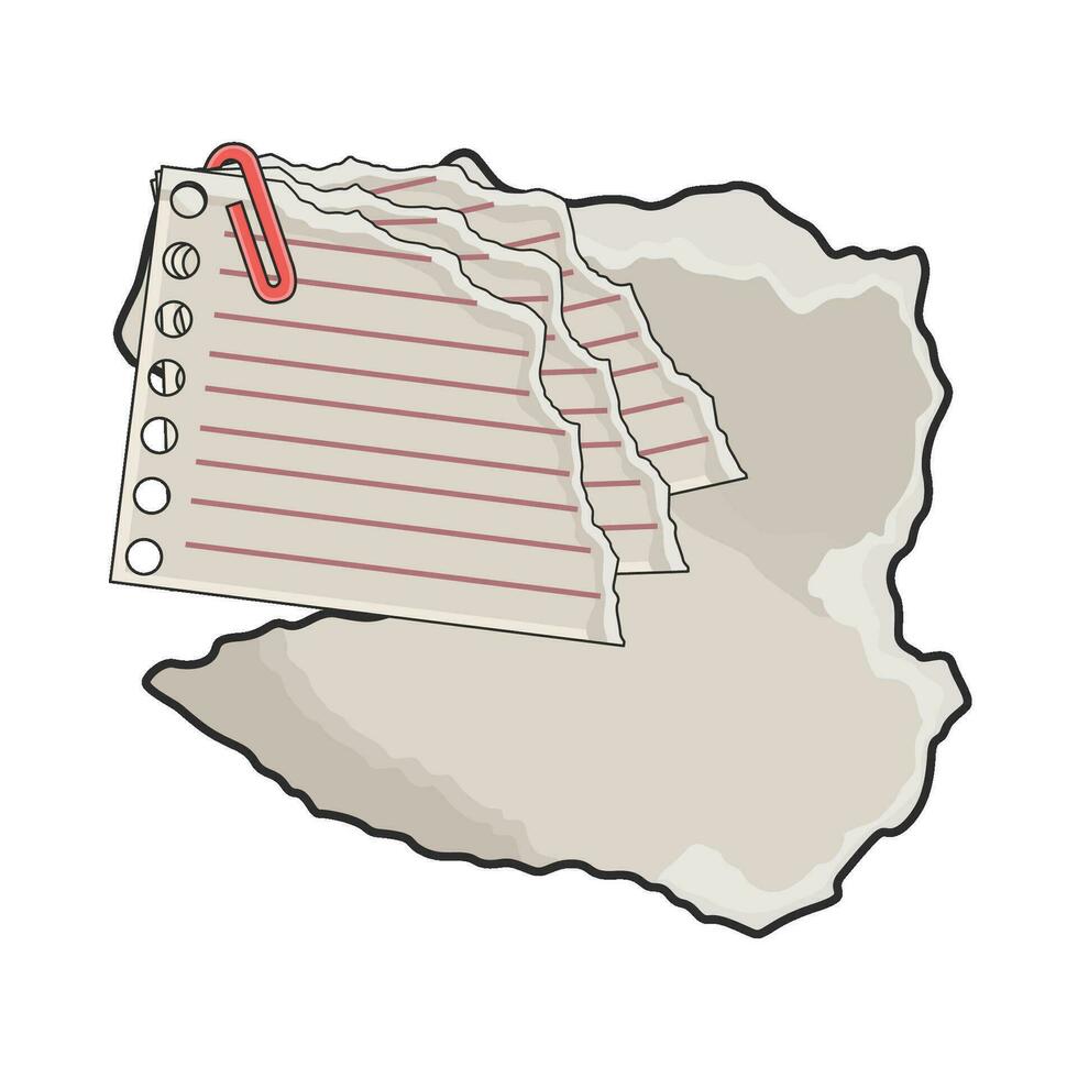 illustration de papier vecteur