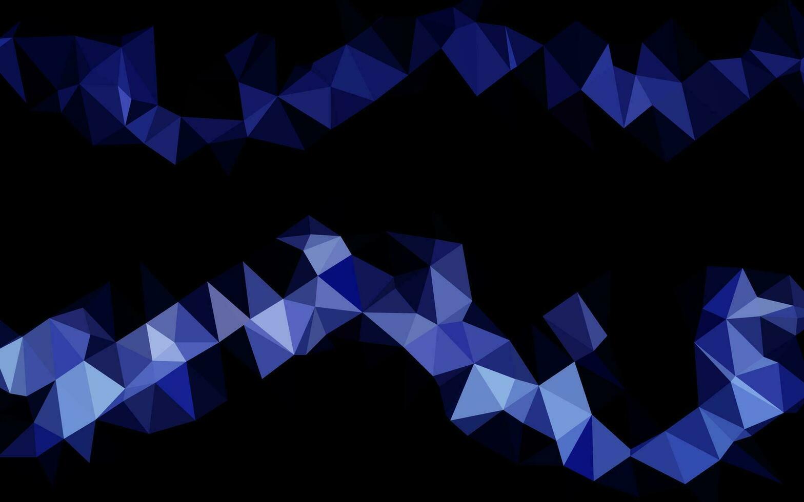 modèle triangulaire brillant de vecteur bleu clair.