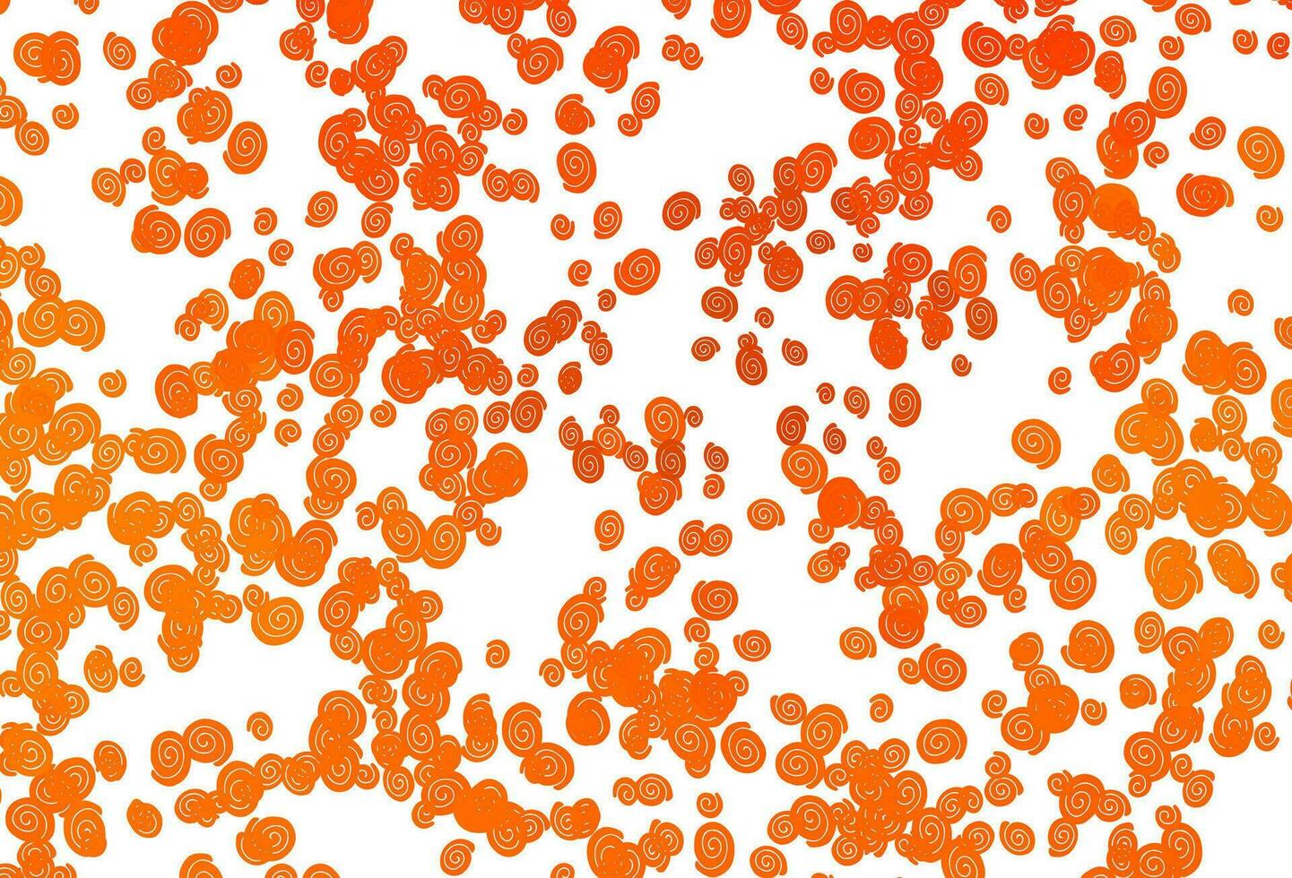 motif vectoriel orange clair avec des formes de lampe.
