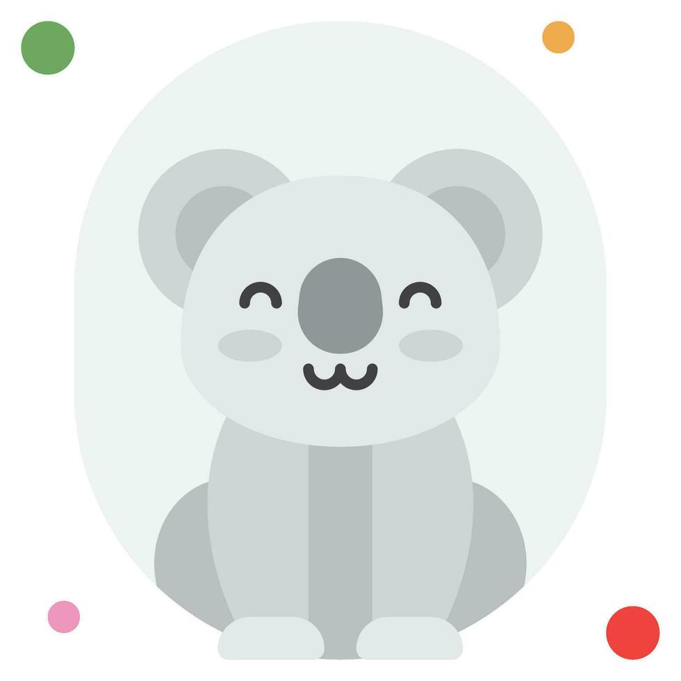 koala icône illustration, pour la toile, application, infographie, etc vecteur