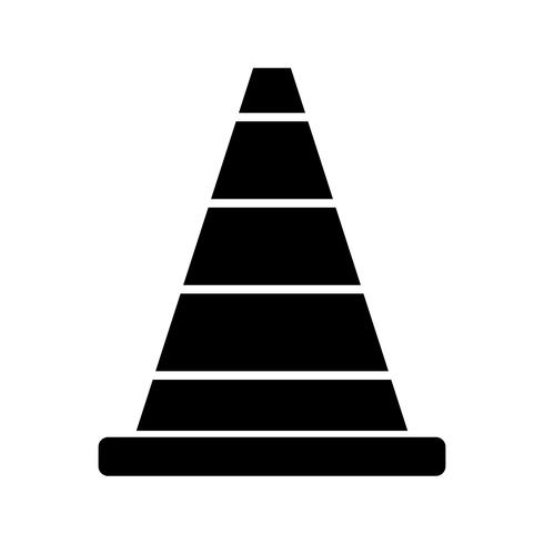 Glyphe noir icône vecteur