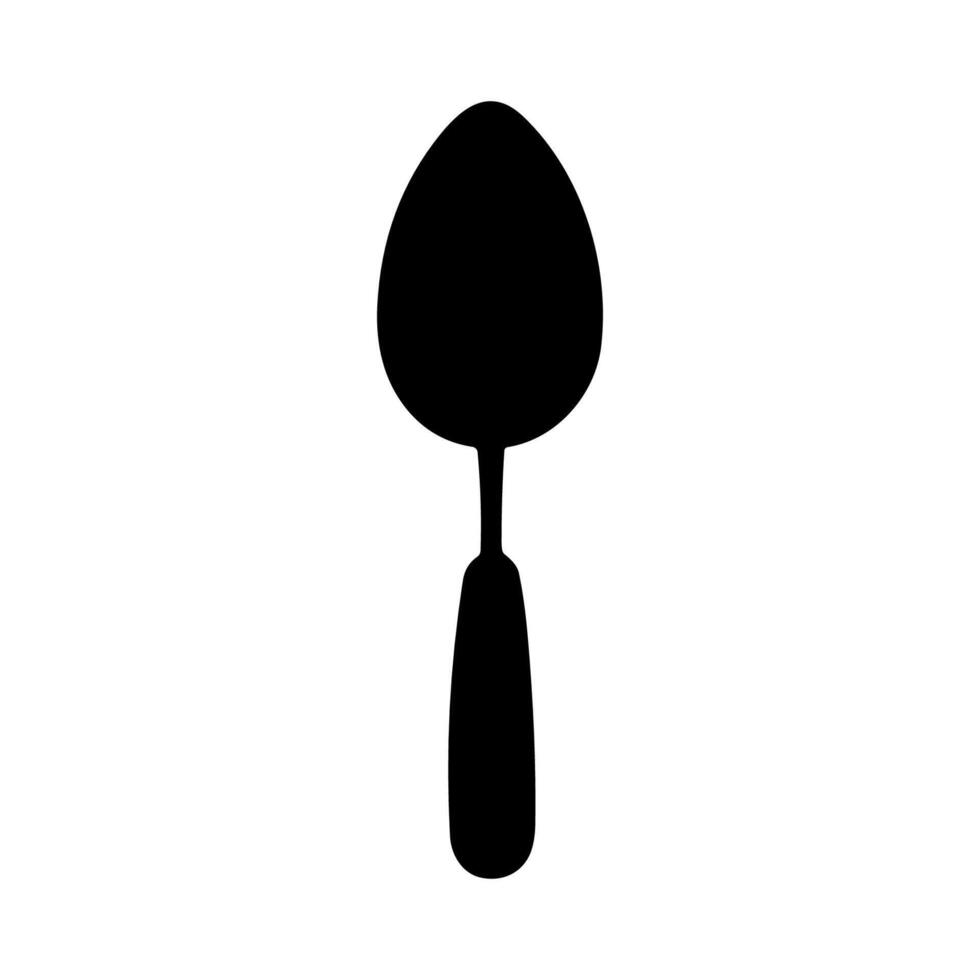 cuisine outils silhouette, cuisine ustensiles silhouette-vecteur silhouette. vecteur