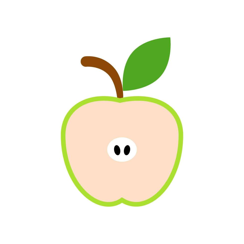 Pomme icône vecteur. des fruits illustration signe. vitamines symbole. végétarien logo. nourriture marquer. vecteur