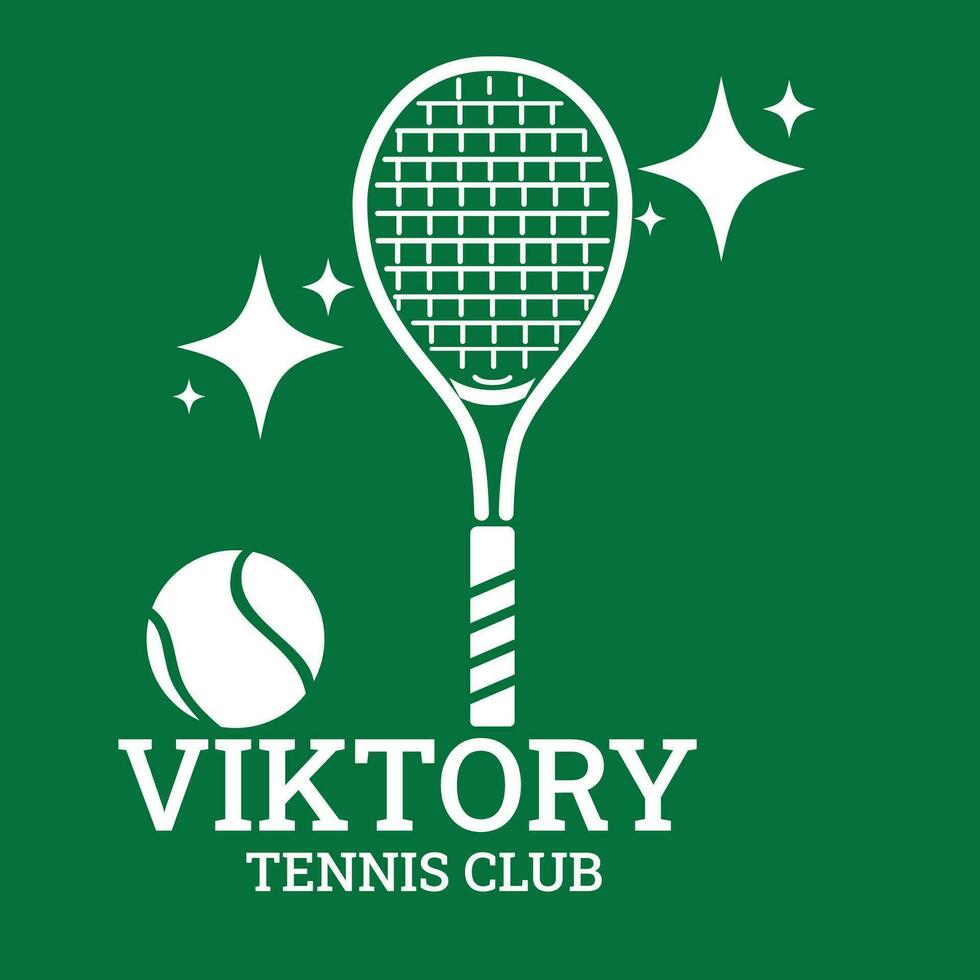 la victoire tennis club prime marque vecteur