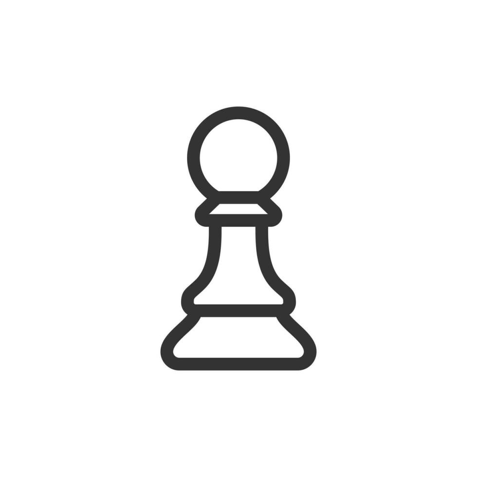 conception d'illustration vectorielle de dessin animé d'échecs vecteur