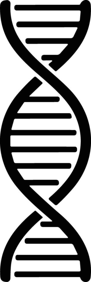 ADN icône. la vie gène modèle bio code la génétique molécule médical symbole. structure molécule, chromosome icône. pictogramme de ADN vecteur, génétique signe, élément vecteur