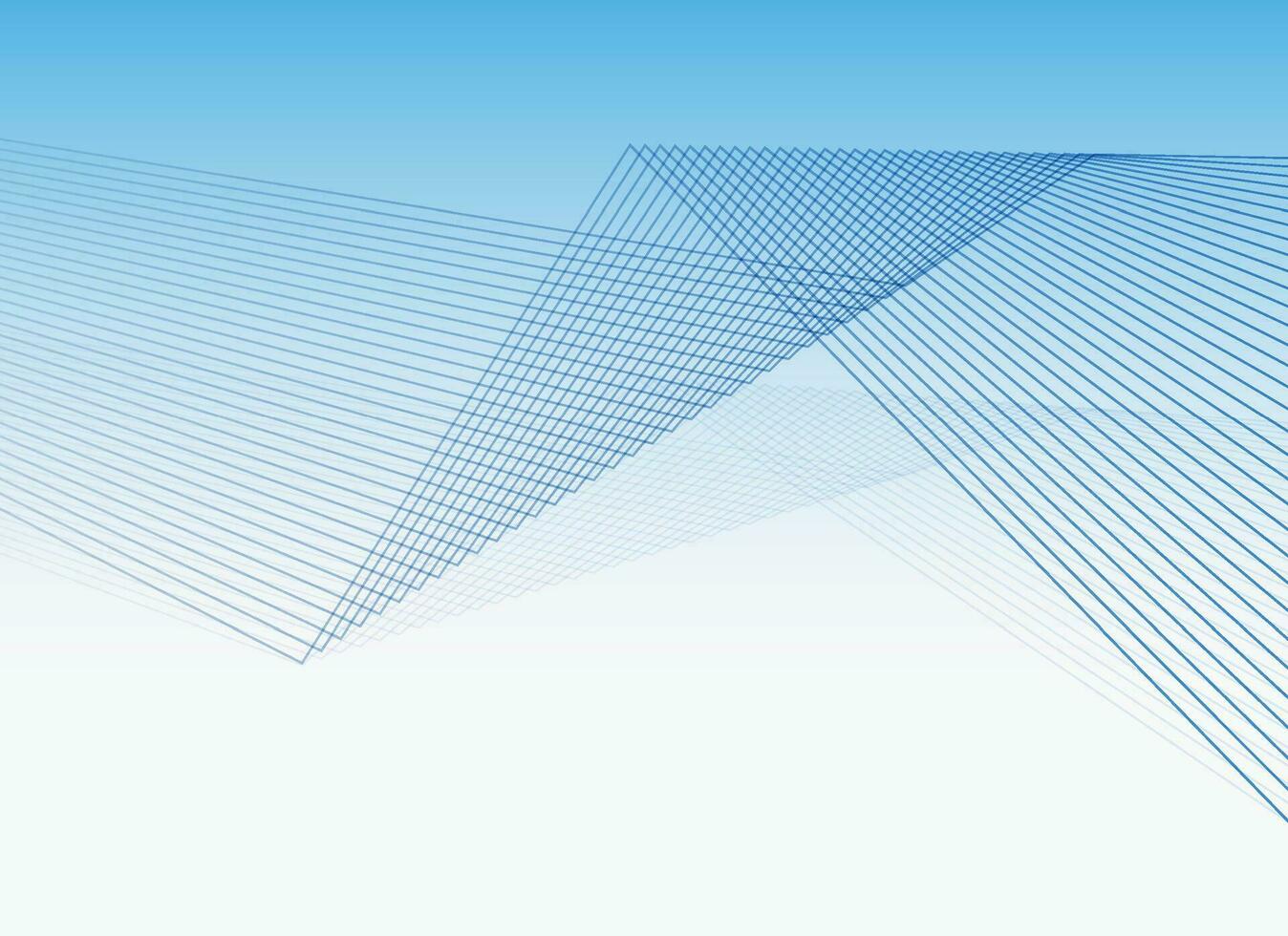 géométrique lignes bleu abstrait Contexte gratuit vecteur