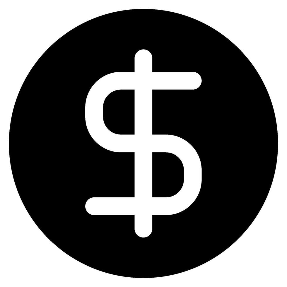 dollar signe icône illustration pour la toile, application, infographie, etc vecteur