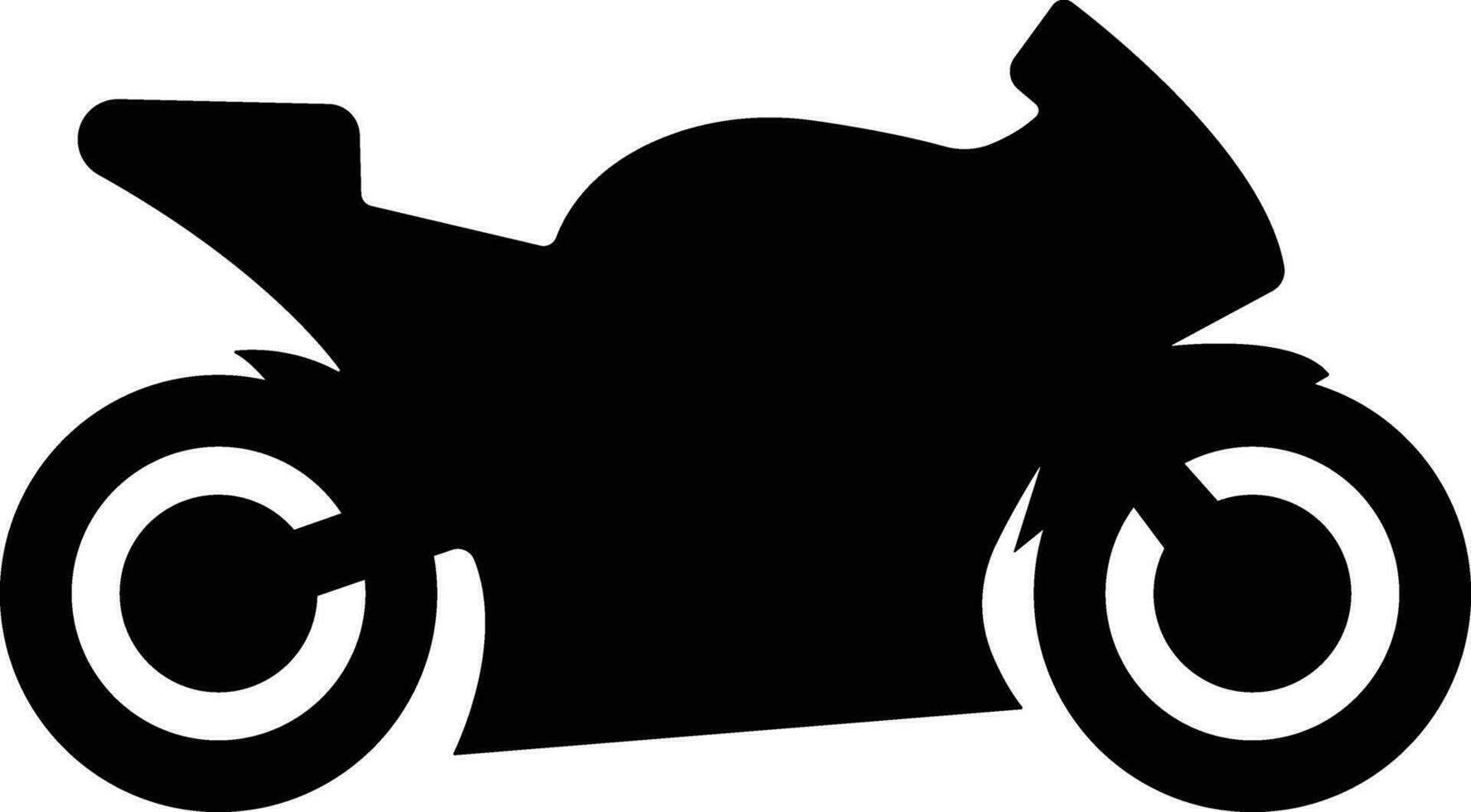 moto et moto icône dans plat isolé sur côté vue de tout gentil de moto de vélomoteur, scooter, roadster, des sports, croiseur, et hachoir. vecteur pour applications, la toile