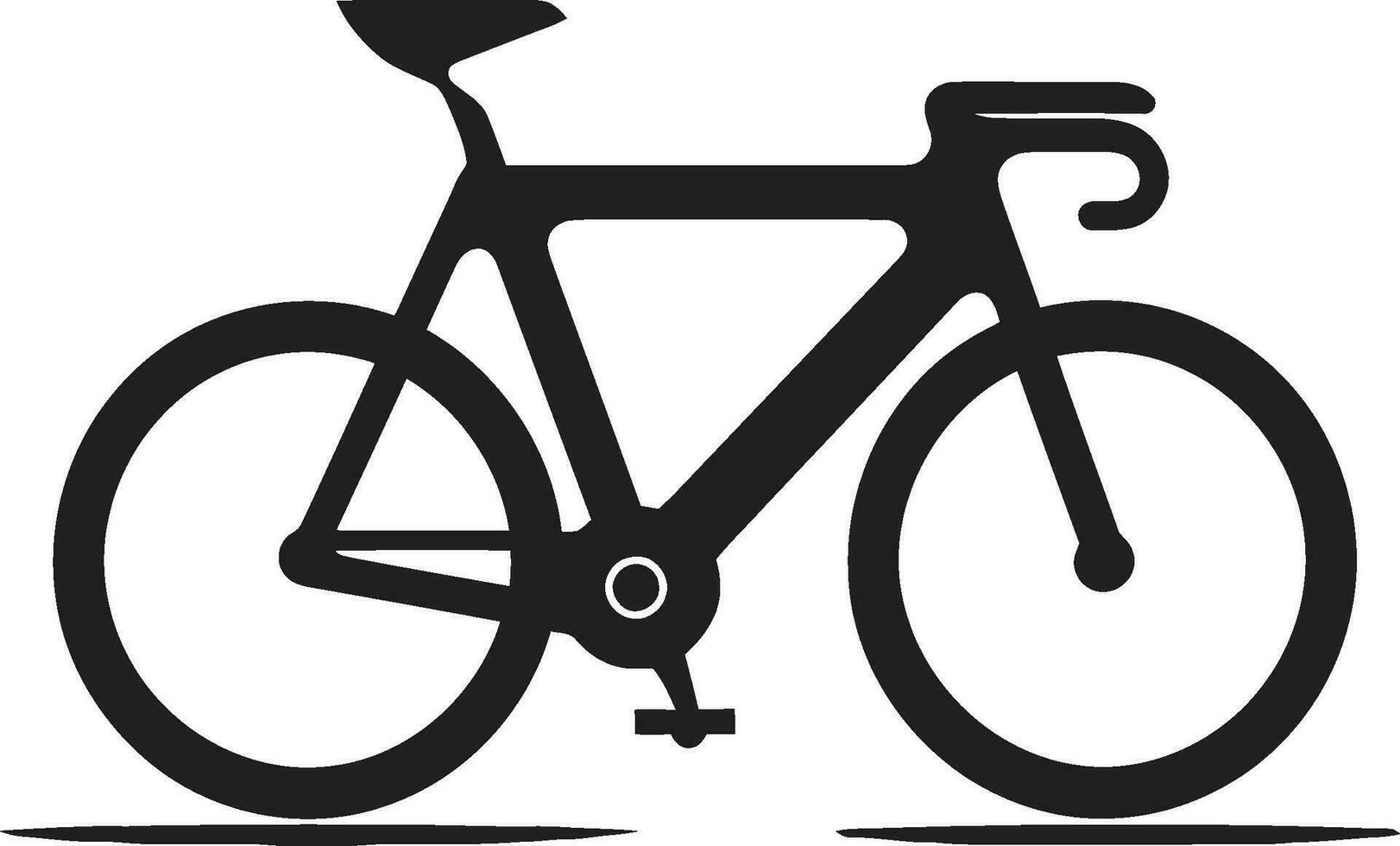 pédale emblème bicyclette logo conception cavalier s symbole vecteur vélo