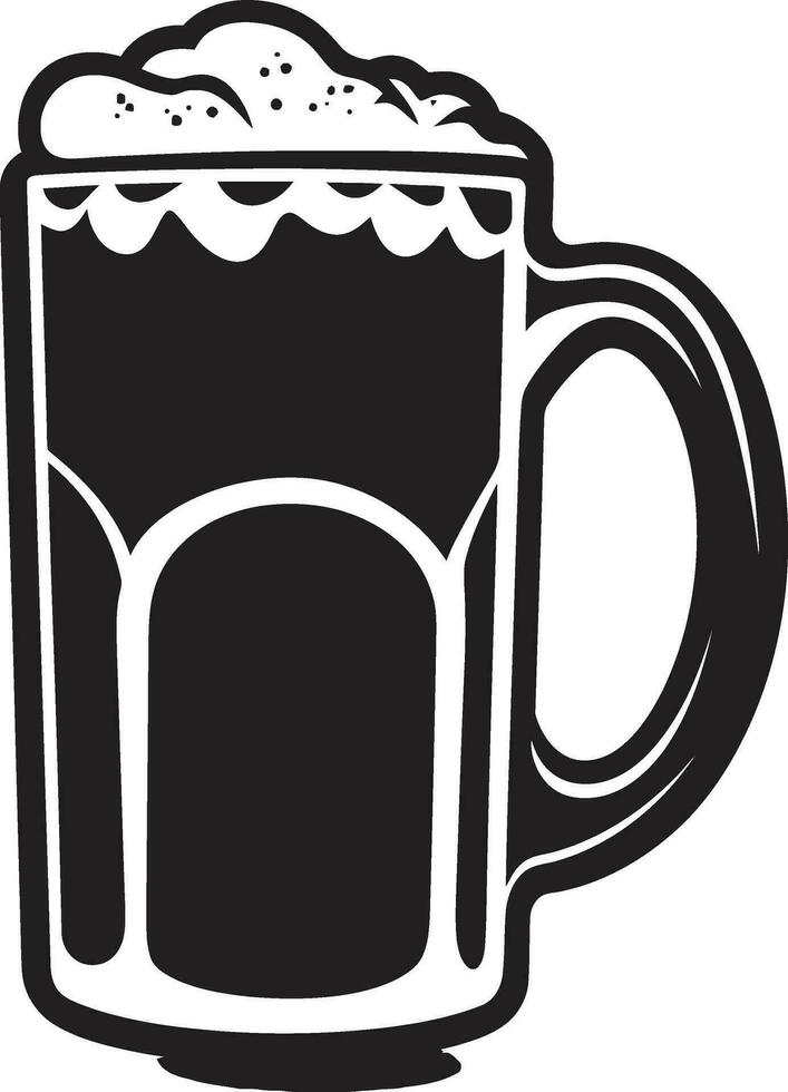 brasseur s toucher vecteur agresser symbole maître brasseur s fierté noir logo Bière agresser