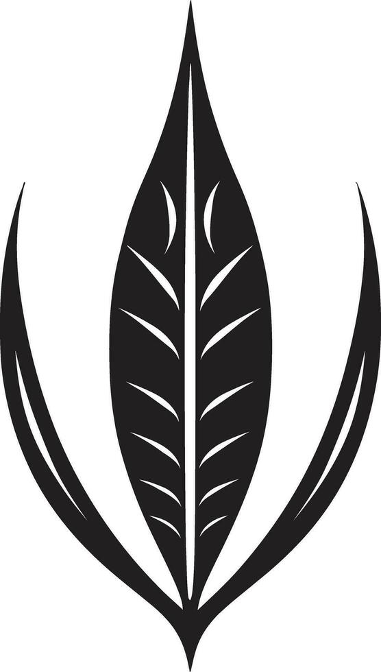 vert essence vecteur aloès plante logo conception biologique oasis noir aloès vecteur emblème