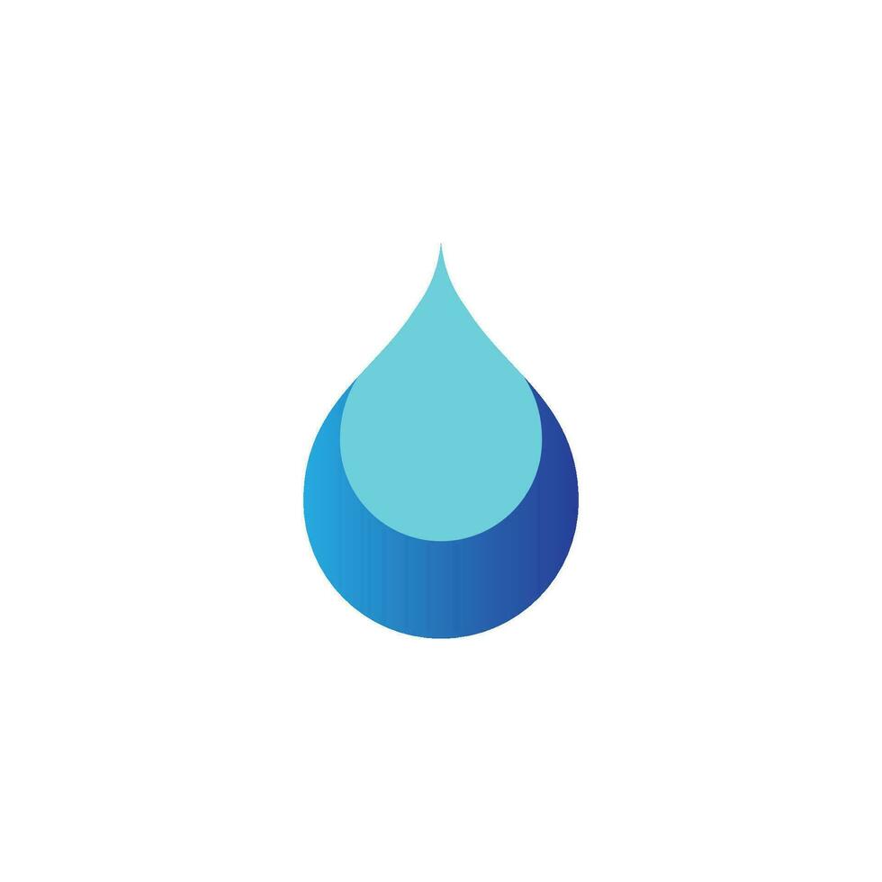 modèle de logo de goutte d'eau vecteur