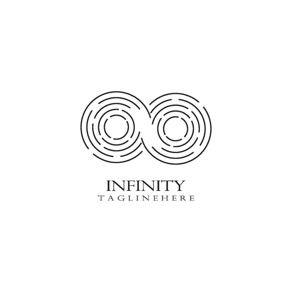 modèle de logo infini vecteur