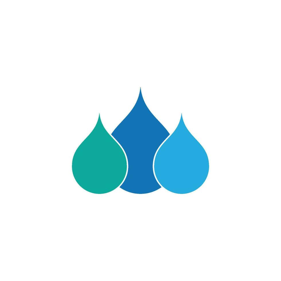 modèle de logo de goutte d'eau vecteur