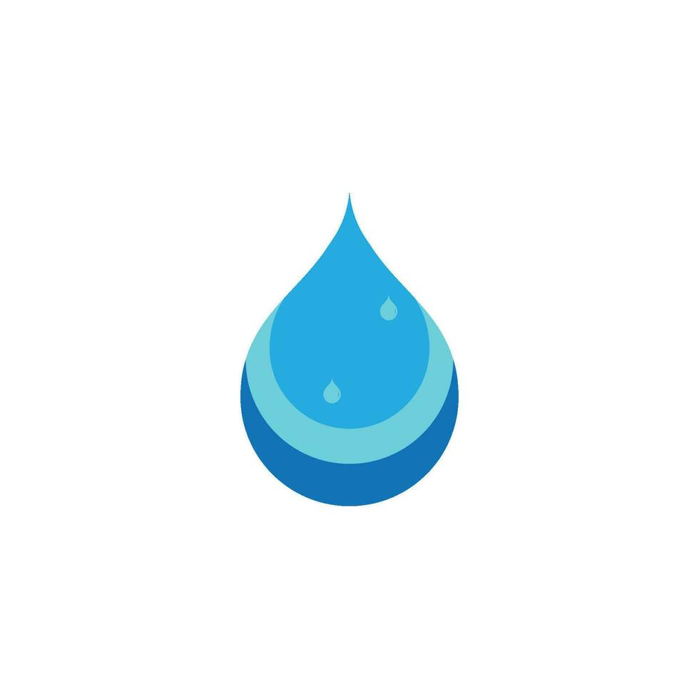 modèle de logo de goutte d'eau vecteur