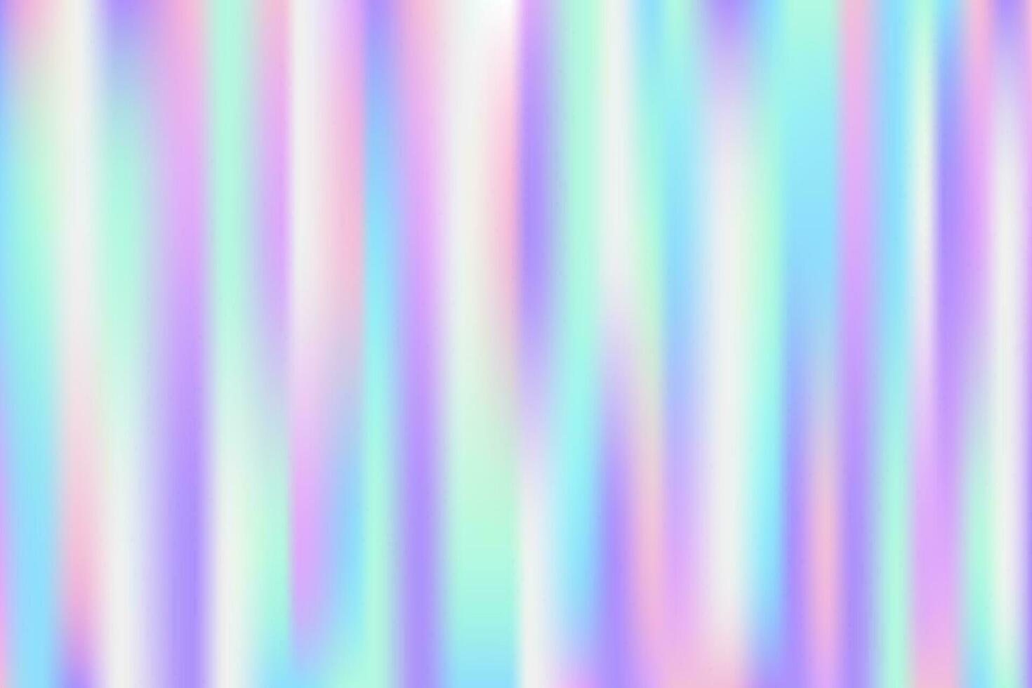 holographique déjouer Contexte avec arc en ciel texture. iridescent pente néon impression avec laser effet et métallique texture. vecteur nacré fond d'écran.