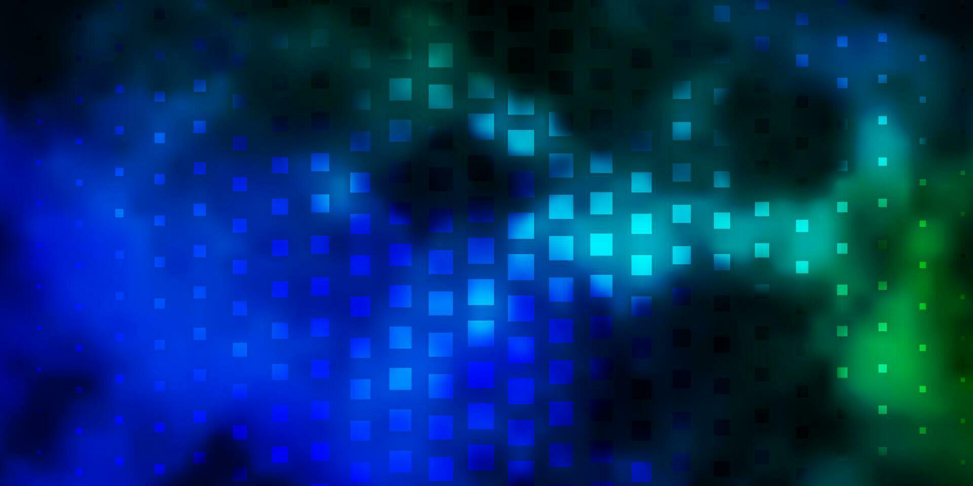 texture de vecteur bleu foncé, vert dans un style rectangulaire.