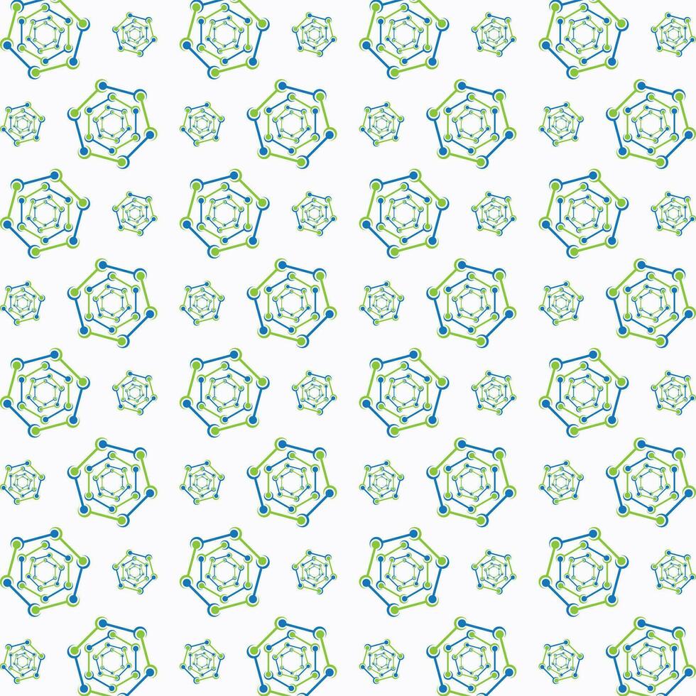 vert molécule vecteur conception modèle illustration abstrait Contexte