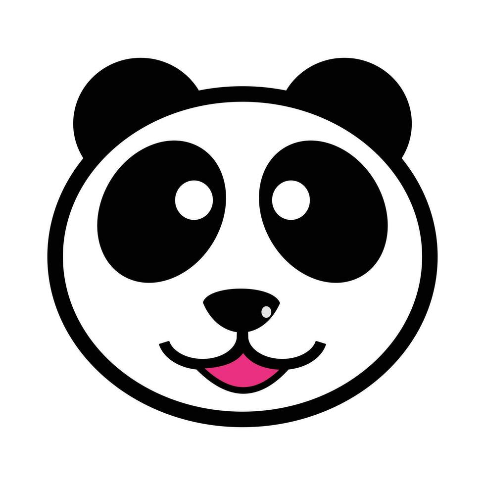 mignonne Panda ours animal dessin animé vecteur illustration conception graphique plat style. mignonne animal conception éléments. adapté pour utilisation comme une complément à enfants conceptions.