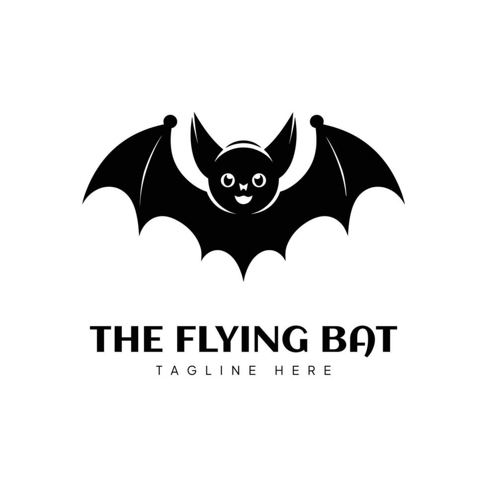 le en volant chauve souris logo vecteur