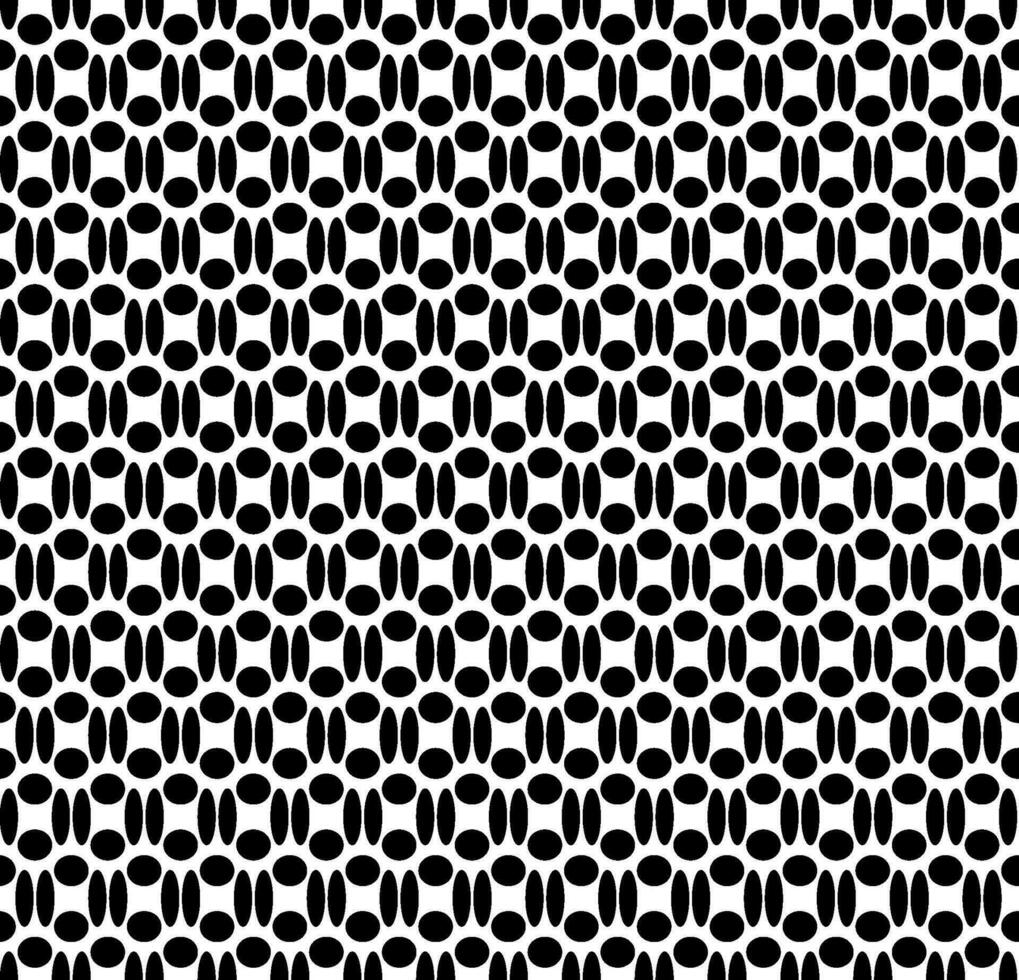 vecteur sans couture texture dans le forme de noir géométrique motifs sur une blanc Contexte