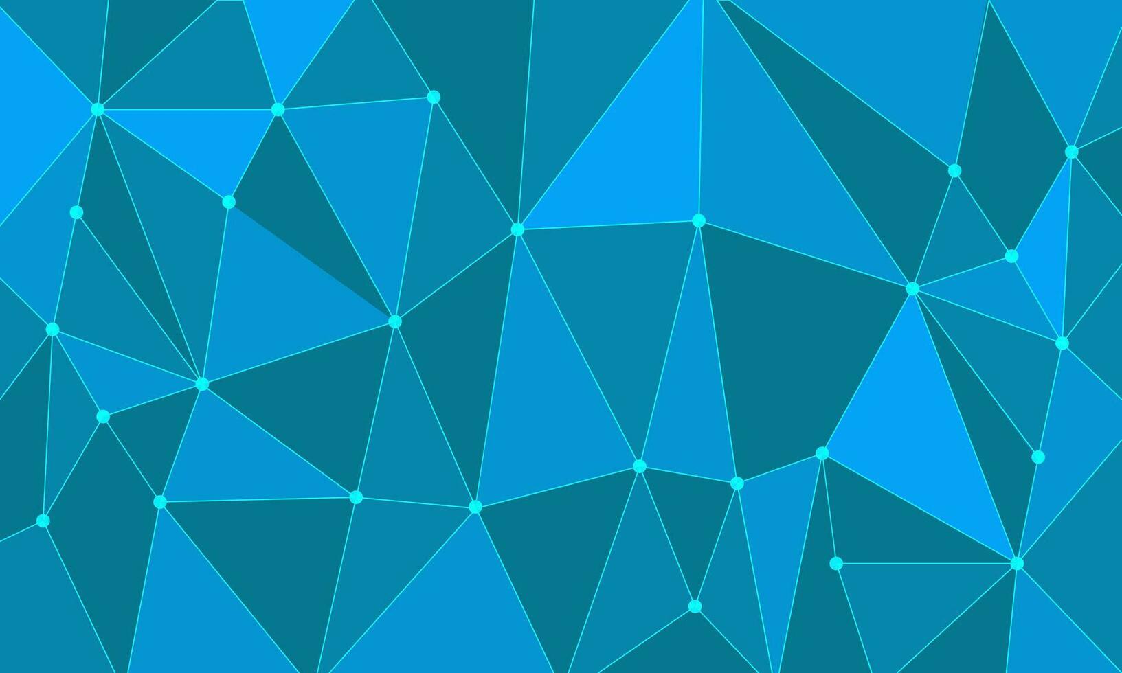 brillant Contexte de bleu polygones avec une contour. vecteur