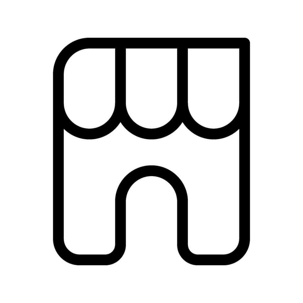 boutique icône vecteur symbole conception illustration