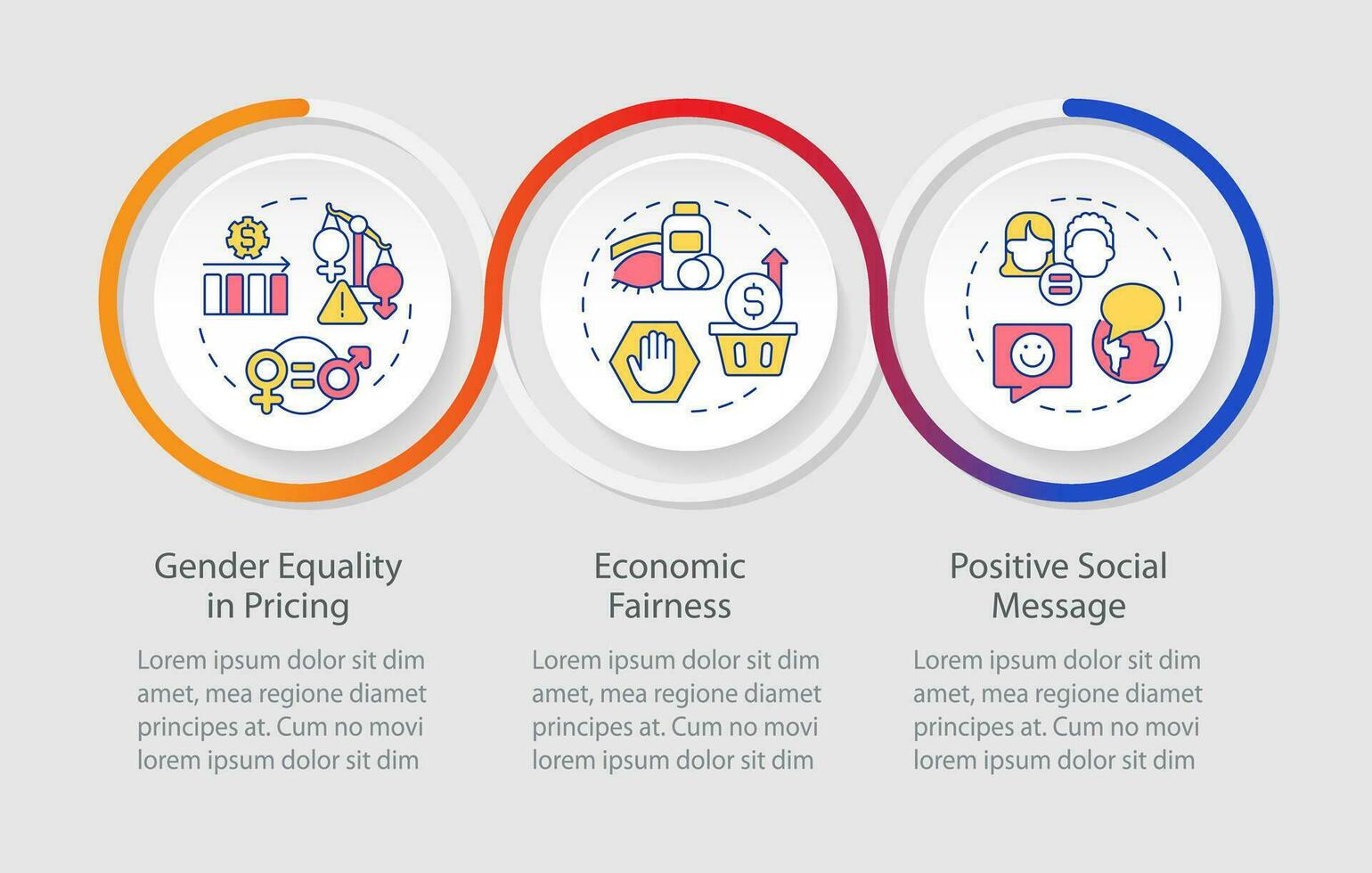 2d rose impôt vecteur infographie modèle avec linéaire Icônes concept, Les données visualisation avec 3 pas, coloré processus chronologie graphique.