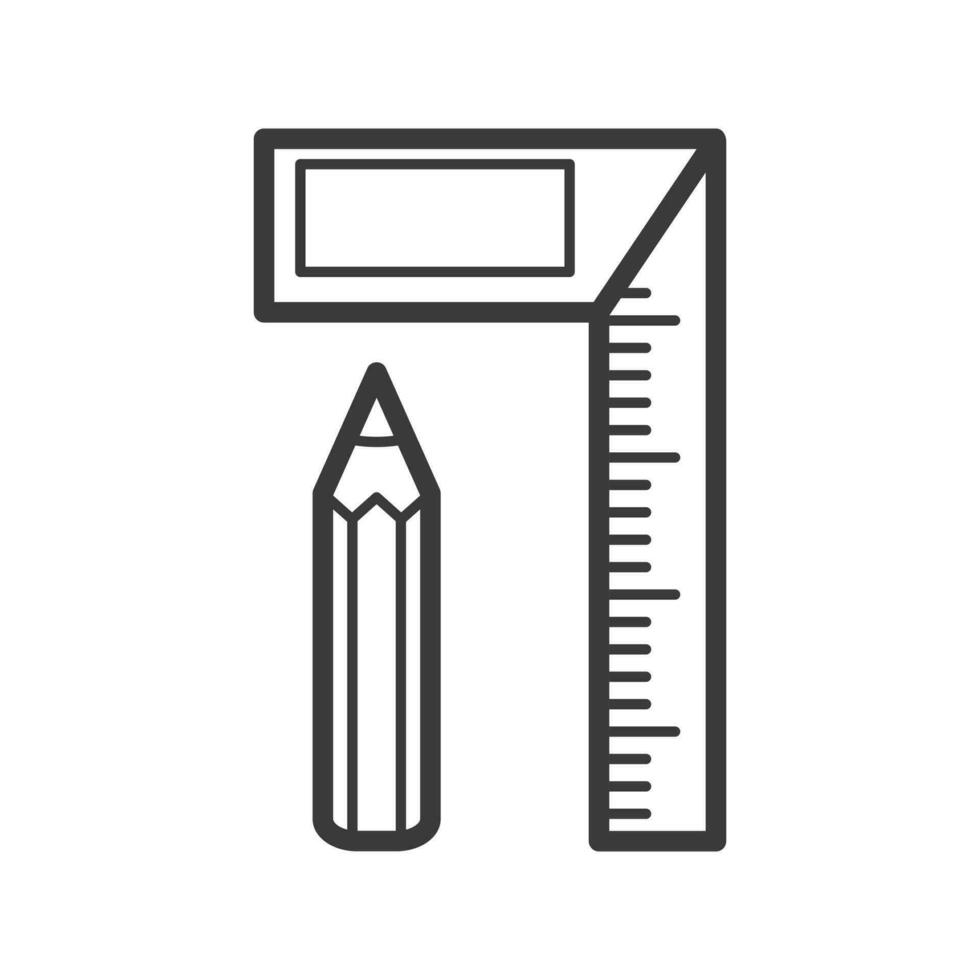 charpenterie outils du quotidien maison réparation vecteur art conception contour ligne art