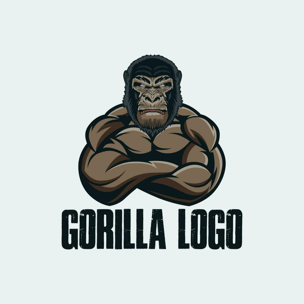 vecteur logo gorille