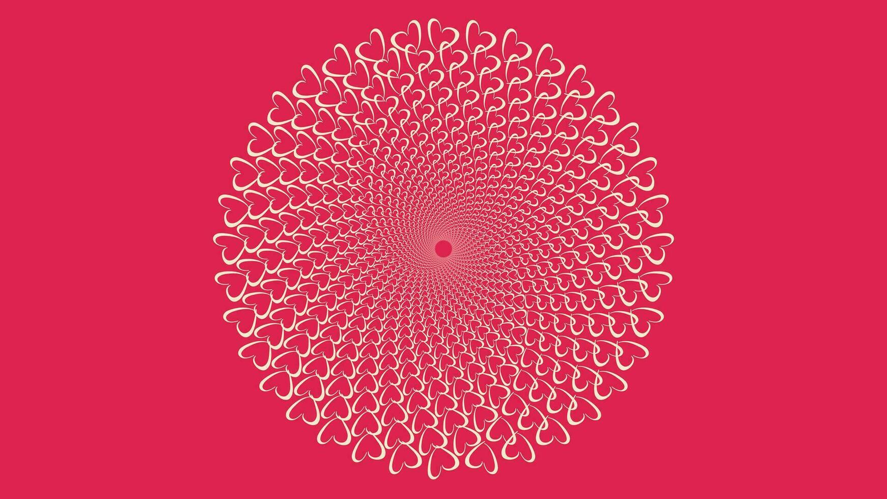 abstrait spirale Valentin l'amour Contexte. vecteur