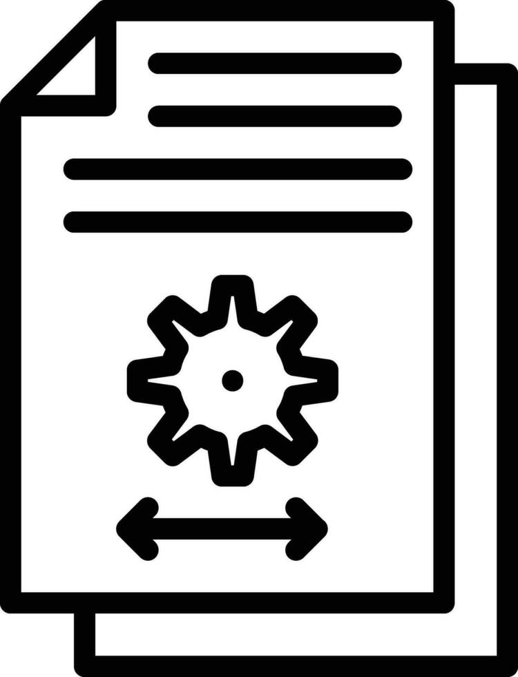 industrie les documents vecteur icône