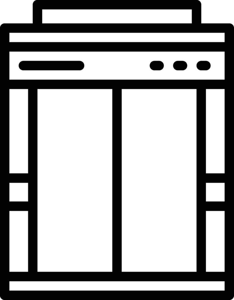 icône de vecteur de porte d'embarquement