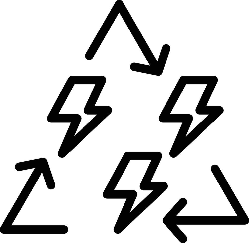 icône de vecteur d'énergie renouvelable