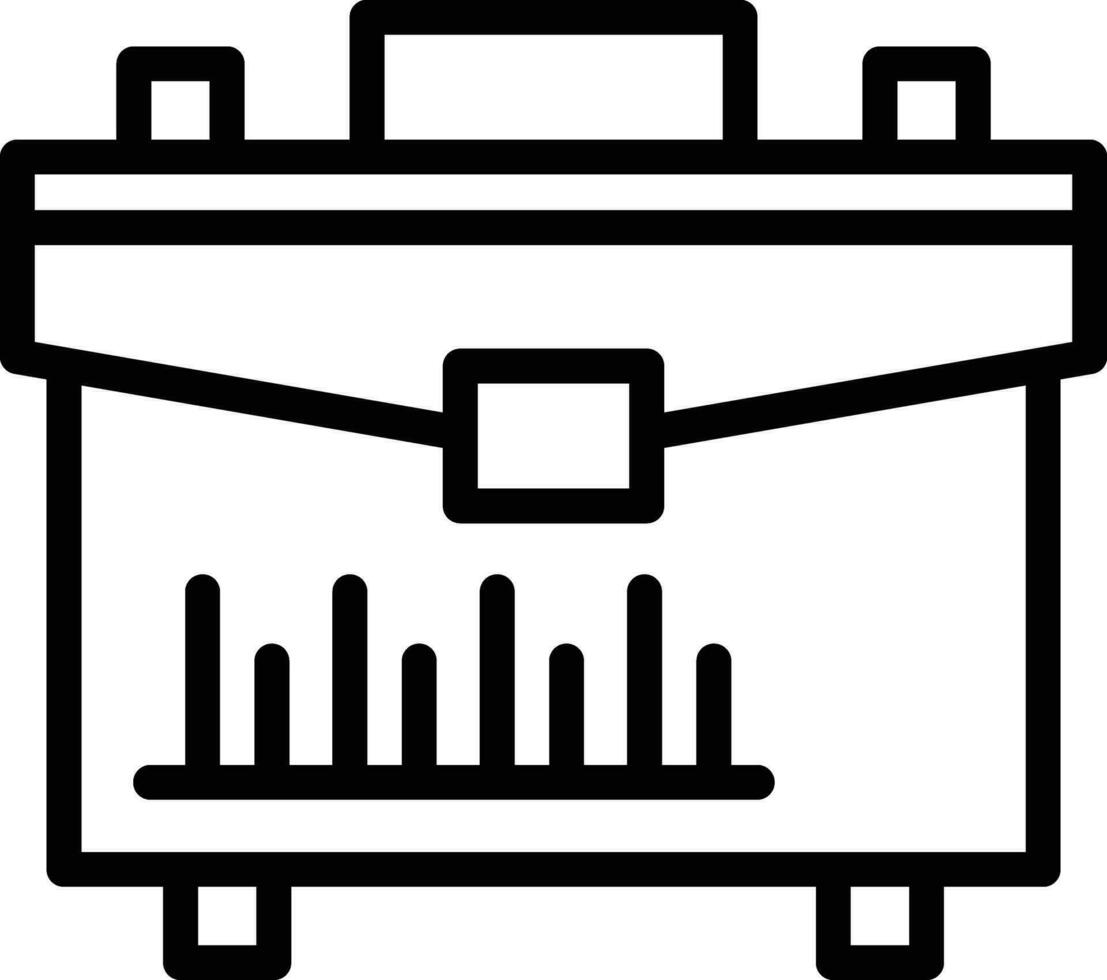 icône de vecteur de portefeuille d'affaires