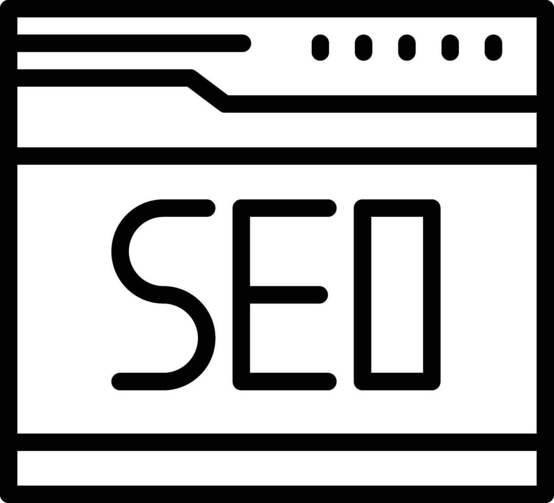 site Internet seo vecteur icône