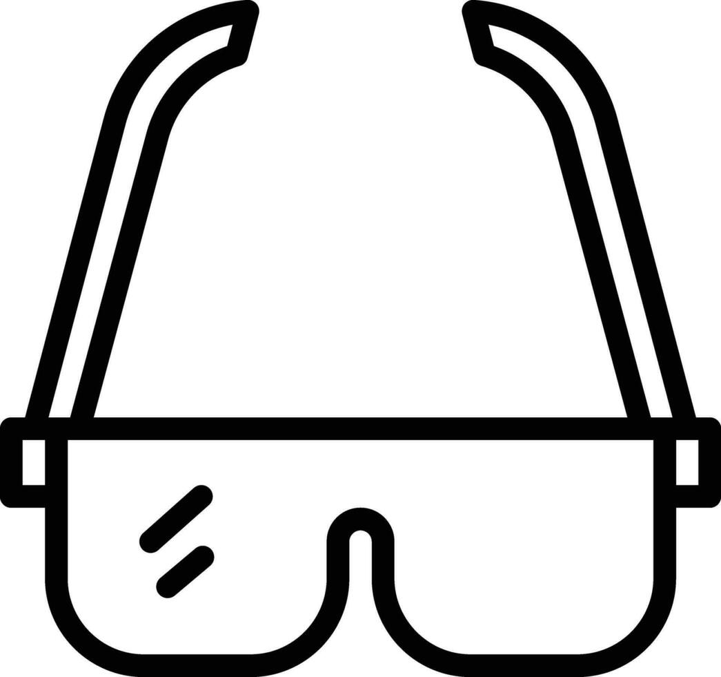 scientifique des lunettes vecteur icône