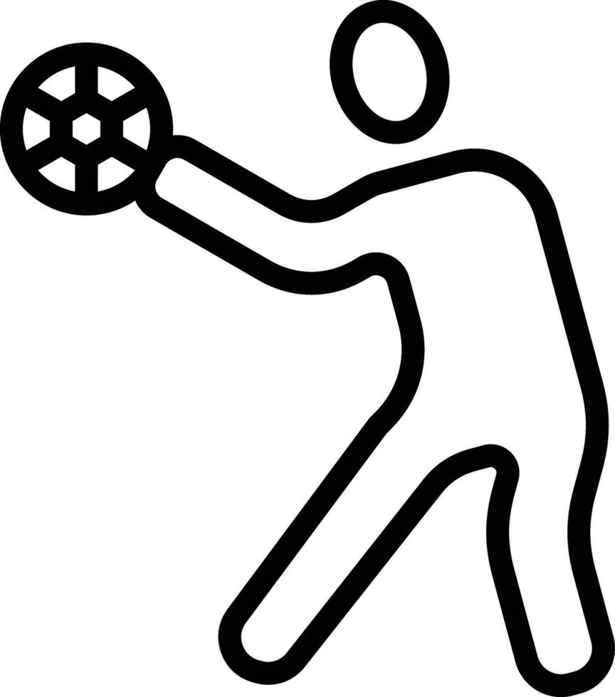 icône de vecteur de handball